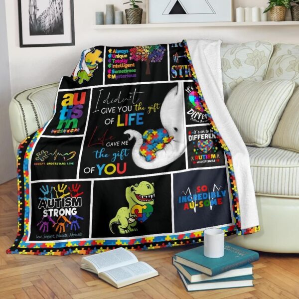 Elephant Dinosaur Fleece Blanket Sherpa Blanket