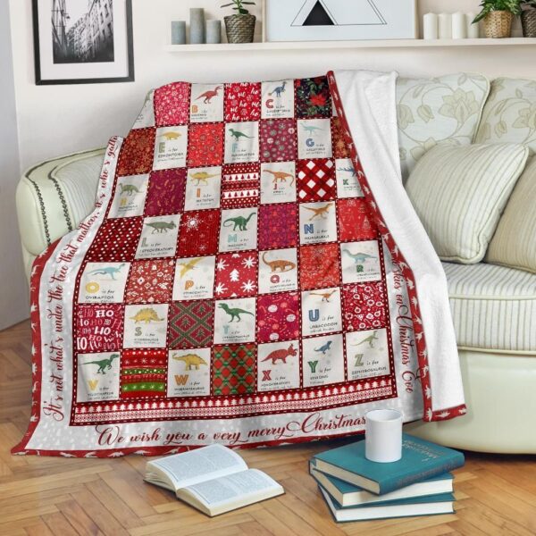 Dinosaurus Fleece Blanket Sherpa Blanket