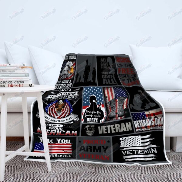 U.S. Army Corps Of Engineers Fleece Blanket Sherpa Blanket
