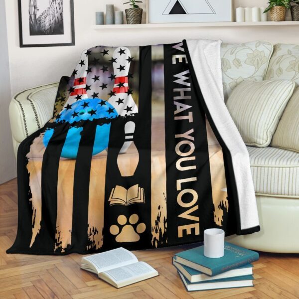 Bowling Fleece Blanket Sherpa Blanket
