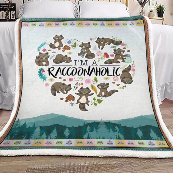 I Am A Raccoon Fleece Blanket Sherpa Blanket