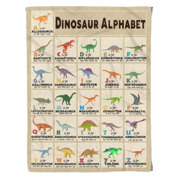 Dinosaur Fleece Blanket Sherpa Blanket