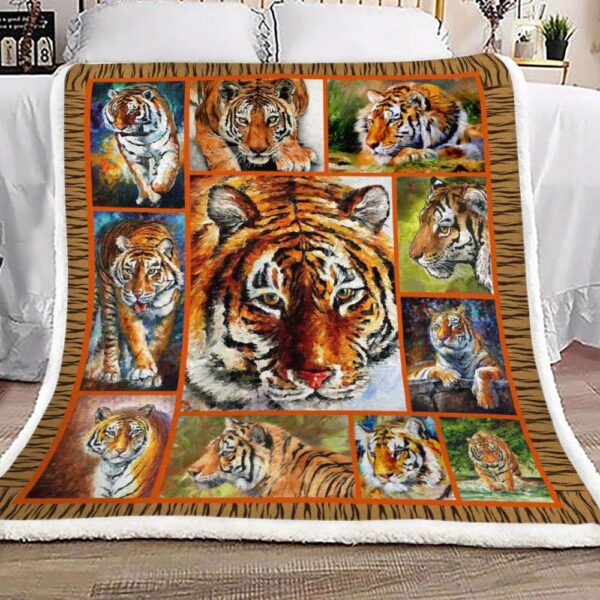 Lion Fleece Blanket Sherpa Blanket
