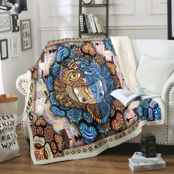 Owl Fleece Blanket Sherpa Blanket