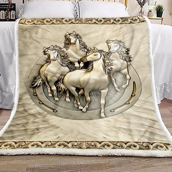 Hrs Illustration Fleece Blanket Sherpa Blanket