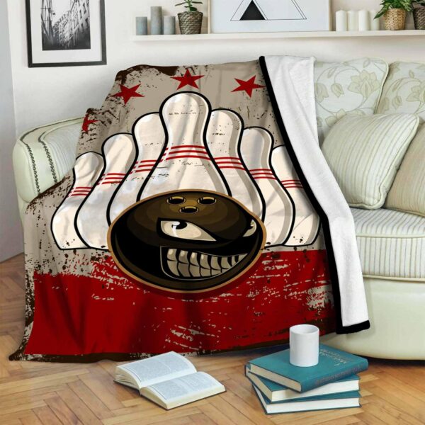Bowling Fleece Blanket Sherpa Blanket