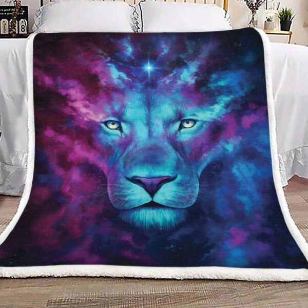 Lion Fleece Blanket Sherpa Blanket