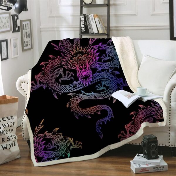 Dragon Fleece Blanket Sherpa Blanket