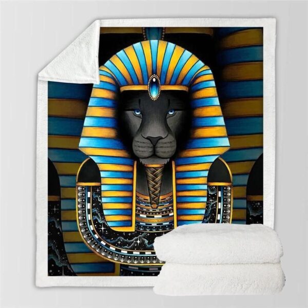 Lion Fleece Blanket Sherpa Blanket