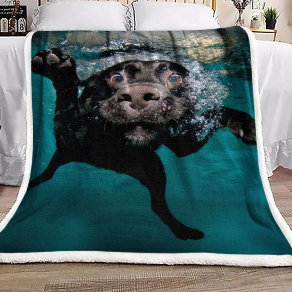Pet Dog Swimming Fleece Blanket Sherpa Blanket