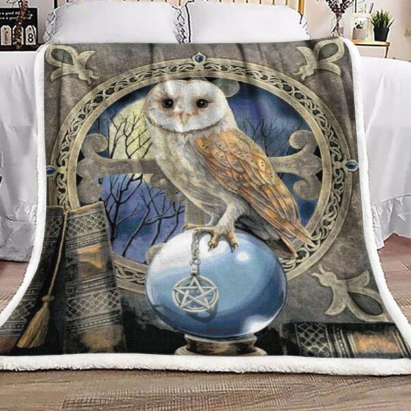 Owl Fleece Blanket Sherpa Blanket