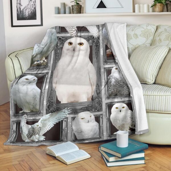 Owl Fleece Blanket Sherpa Blanket