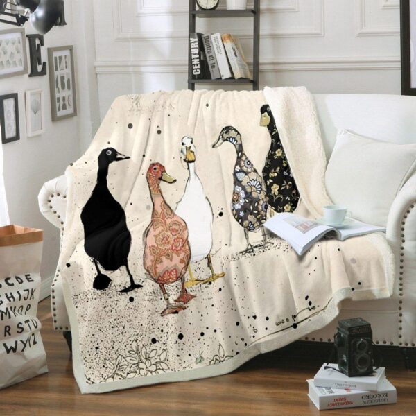 Duck Fleece Blanket Sherpa Blanket