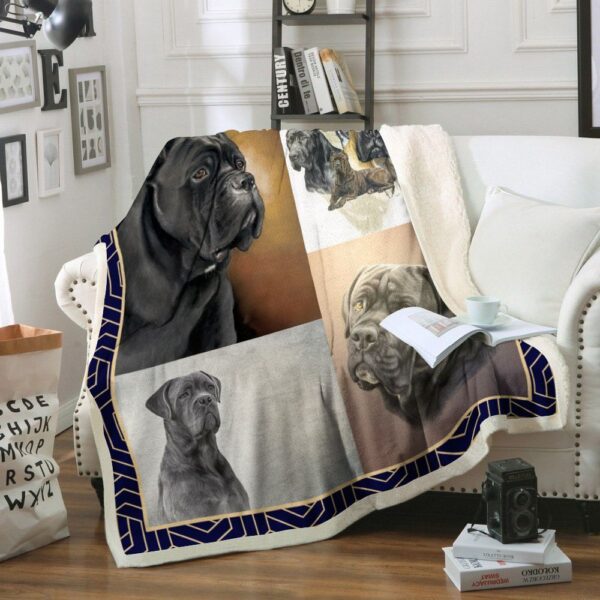 Cane Corso Dog Fleece Blanket Sherpa Blanket