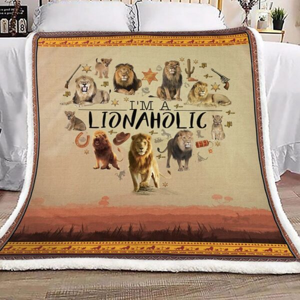 I Am A Lion Fleece Blanket Sherpa Blanket