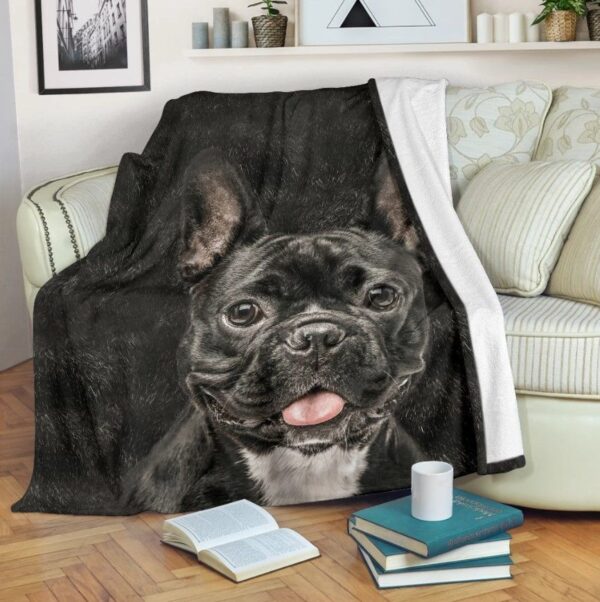 French Bulldog Fleece Blanket Sherpa Blanket