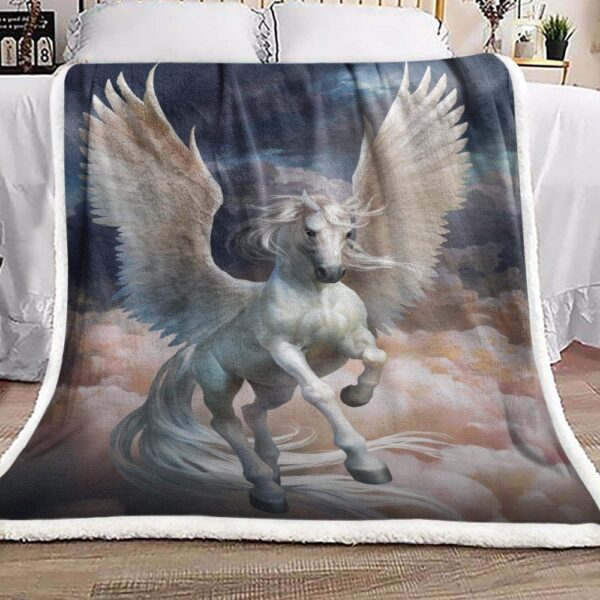 Pegasus Fleece Blanket Sherpa Blanket