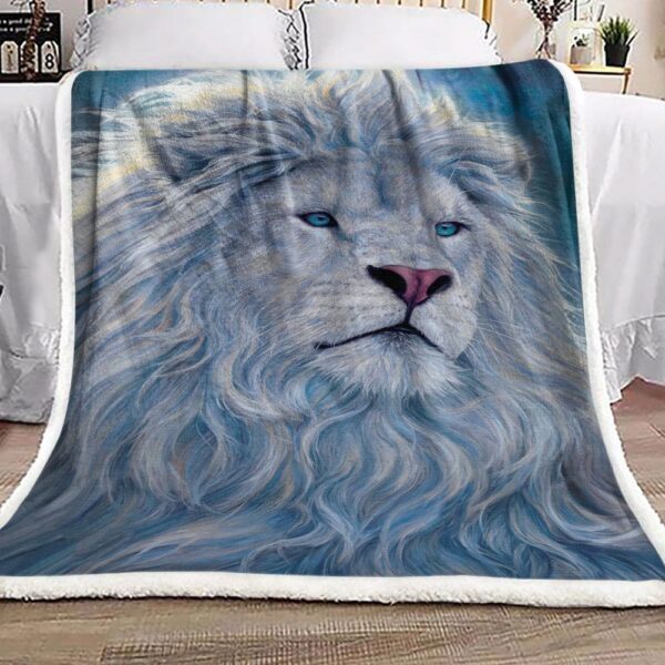 Lion Fleece Blanket Sherpa Blanket