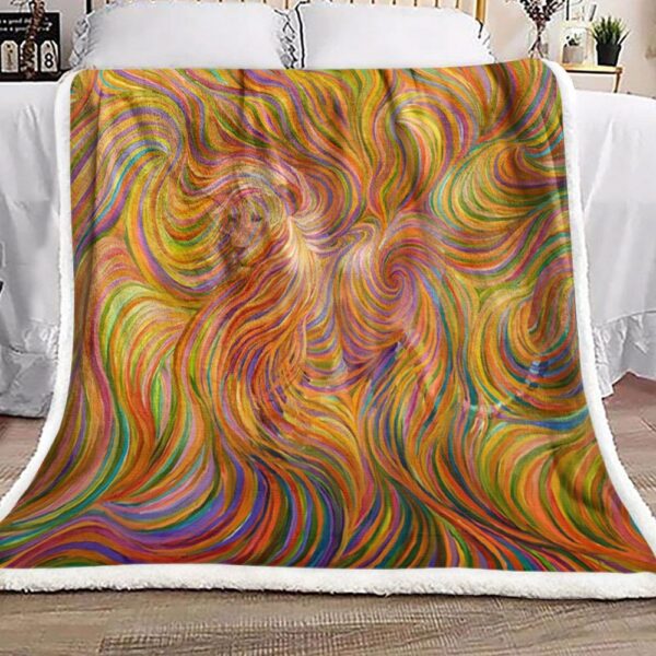 Lion Spirit Fleece Blanket Sherpa Blanket