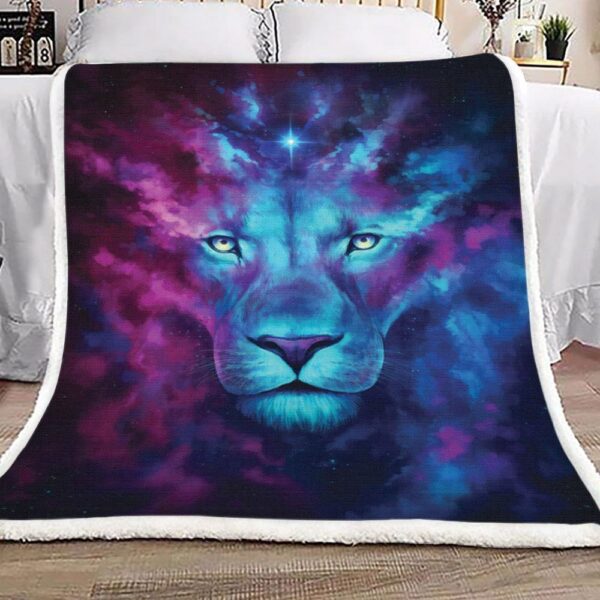 Firstborn Lion Fleece Blanket Sherpa Blanket