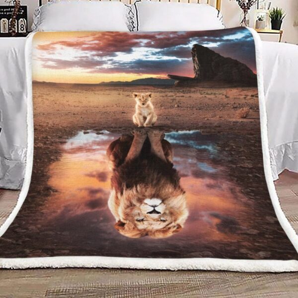 Lion King Fleece Blanket Sherpa Blanket