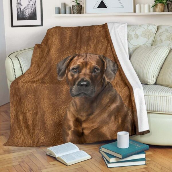 Rhodesian Ridgeback Fleece Blanket Sherpa Blanket