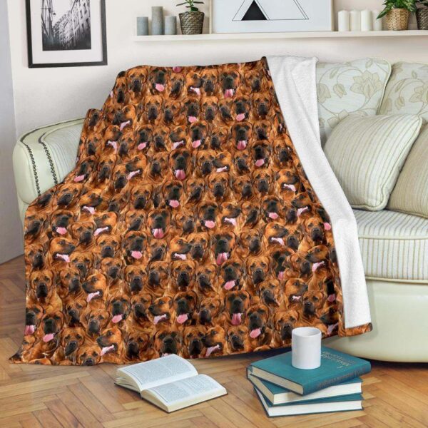 Tosa Full Face Fleece Blanket Sherpa Blanket
