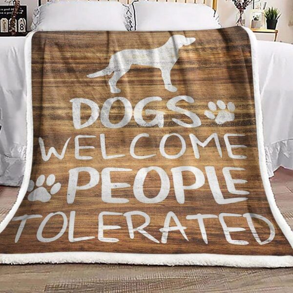 Dog Fleece Blanket Sherpa Blanket