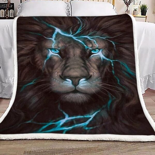 Lion Fleece Blanket Sherpa Blanket
