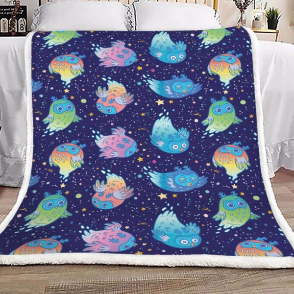 Owl Spirit Fleece Blanket Sherpa Blanket