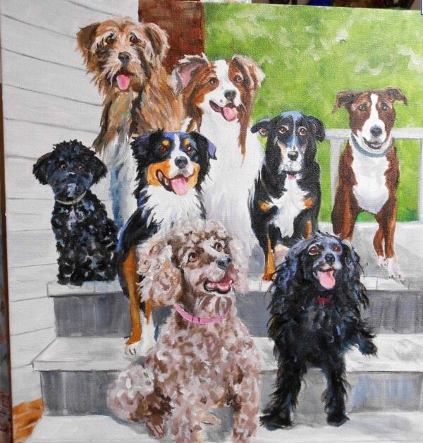 The Dog Family Fleece Blanket Sherpa Blanket