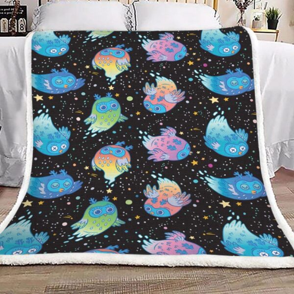 Owl Spirit Fleece Blanket Sherpa Blanket