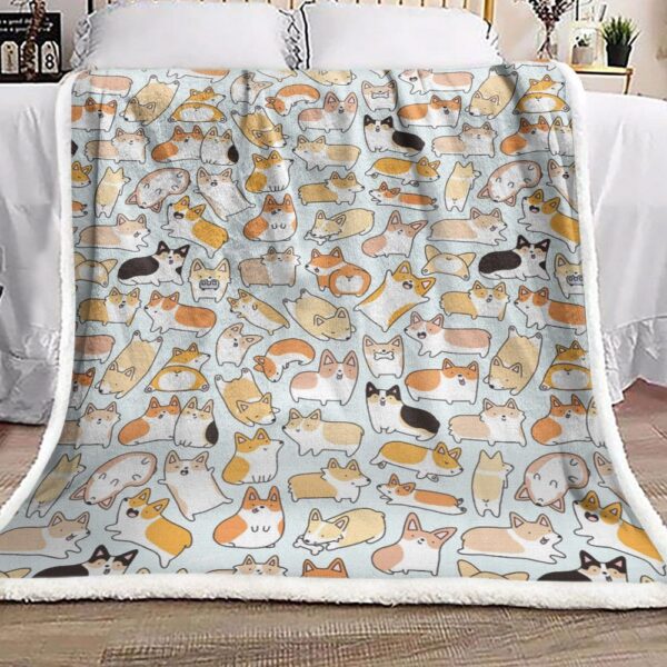 Dogs Fleece Blanket Sherpa Blanket