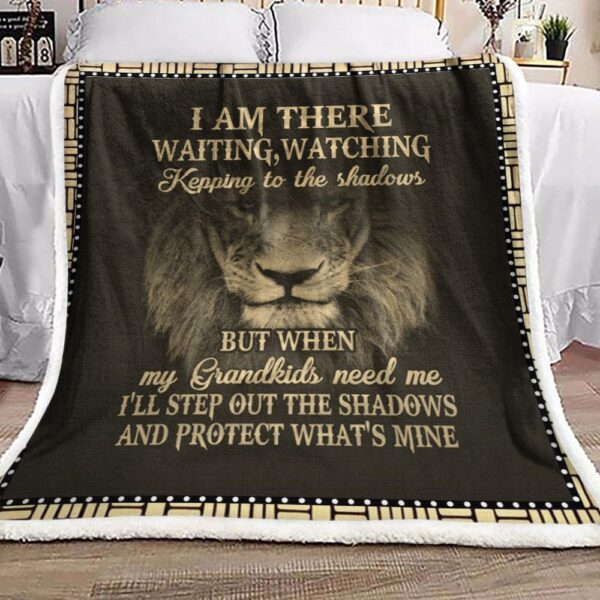 Lion Fleece Blanket Sherpa Blanket