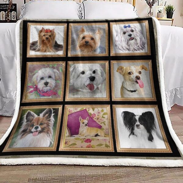 Dog Fleece Blanket Sherpa Blanket