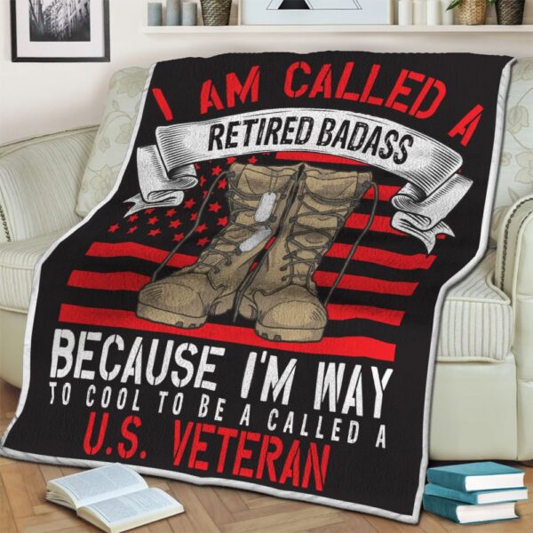 Veteran Fleece Blanket Sherpa Blanket
