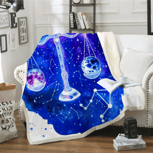 Libra Fleece Blanket Sherpa Blanket