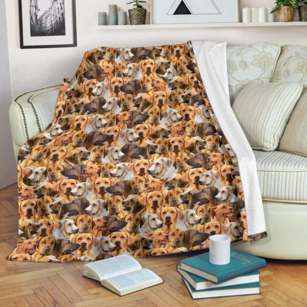 Broholmer Full Face Fleece Blanket Sherpa Blanket