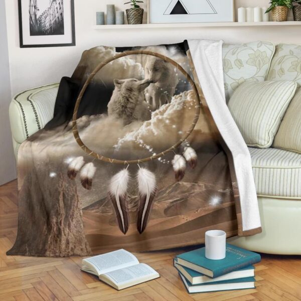 King And Queen Fleece Blanket Sherpa Blanket