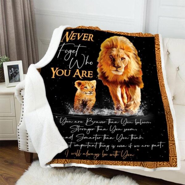 Lion Fleece Blanket Sherpa Blanket