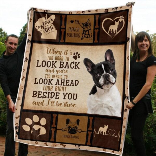 French Bulldog Fleece Blanket Sherpa Blanket