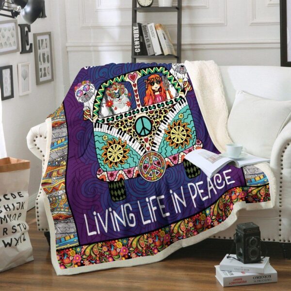 Old English Sheepdog Fleece Blanket Sherpa Blanket