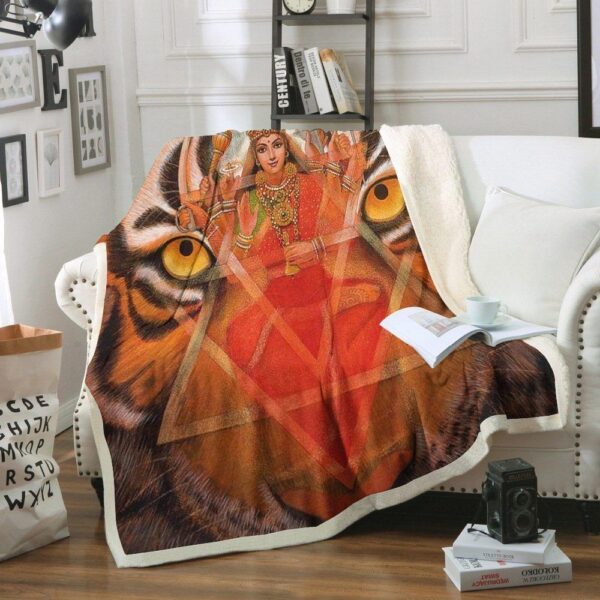 Lion God Fleece Blanket Sherpa Blanket