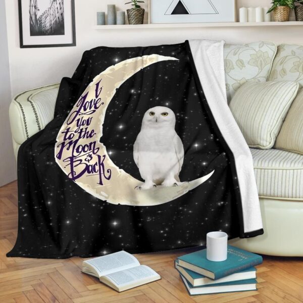 Owl Fleece Blanket Sherpa Blanket