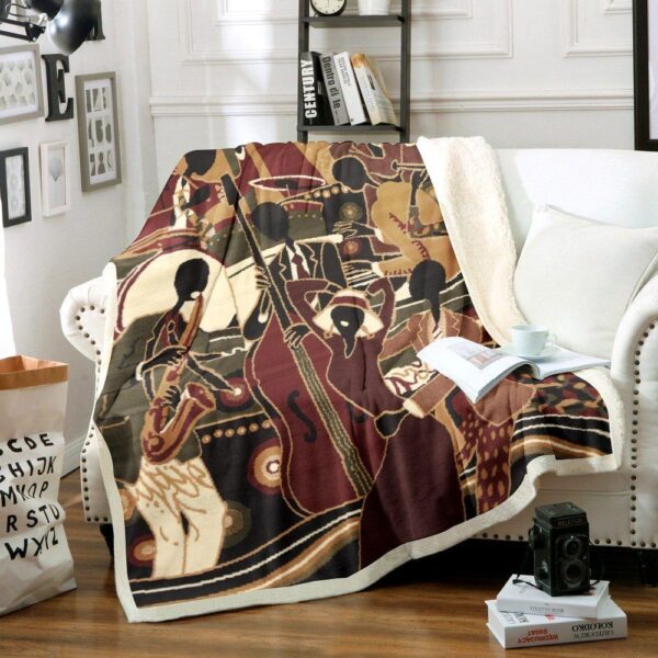 Jazz Fleece Blanket Sherpa Blanket