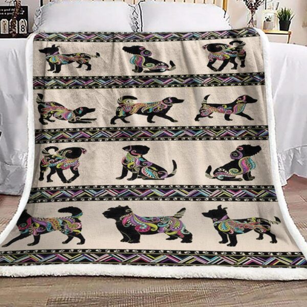 Dog Fleece Blanket Sherpa Blanket