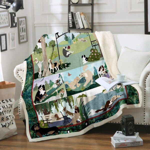 Dog Fleece Blanket Sherpa Blanket