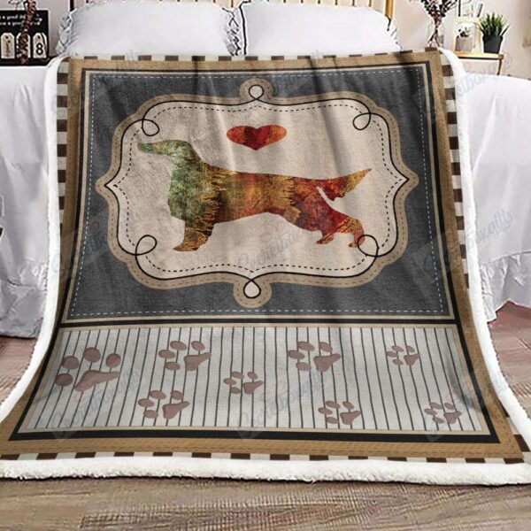 Irish Setter Fleece Blanket Sherpa Blanket
