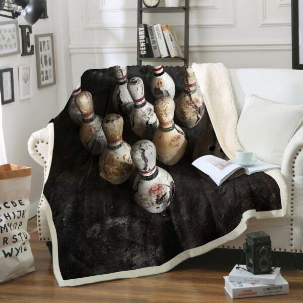 Bowling Fleece Blanket Sherpa Blanket