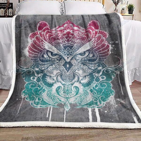 Owl Love Fleece Blanket Sherpa Blanket